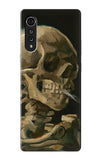 LG Velvet Hard Case Vincent Van Gogh Head Skeleton Cigarette