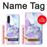 LG Velvet Hard Case Unicorn with custom name
