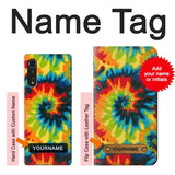 LG Velvet Hard Case Tie Dye with custom name