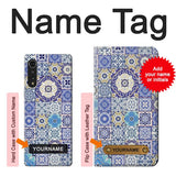 LG Velvet Hard Case Moroccan Mosaic Pattern with custom name