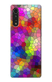 LG Velvet Hard Case Colorful Brick Mosaics