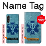 LG Velvet Hard Case Caduceus Medical Symbol with custom name