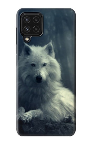 Samsung Galaxy M22 Hard Case White Wolf