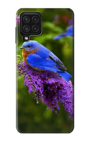 Samsung Galaxy M22 Hard Case Bluebird of Happiness Blue Bird