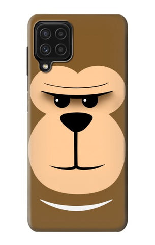 Samsung Galaxy M22 Hard Case Cute Monkey Cartoon Face