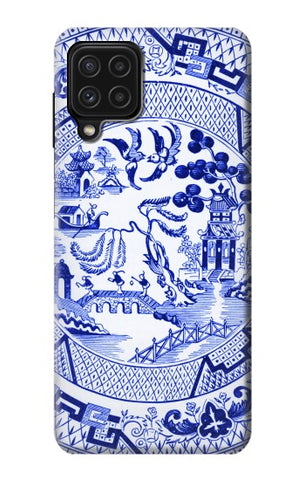 Samsung Galaxy M22 Hard Case Willow Pattern Illustration