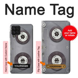 Samsung Galaxy M22 Hard Case Cassette Tape with custom name