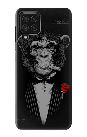 Samsung Galaxy M22 Hard Case Funny Monkey God Father