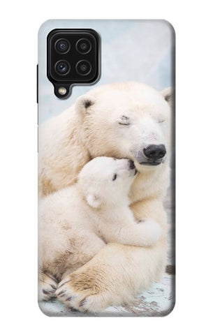 Samsung Galaxy M22 Hard Case Polar Bear Hug Family