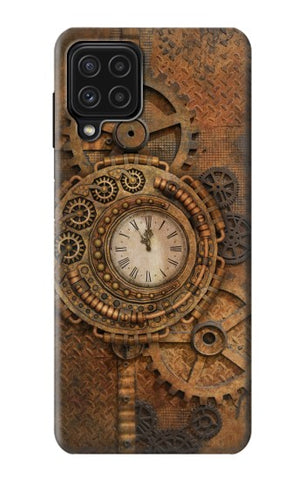 Samsung Galaxy M22 Hard Case Clock Gear Streampunk