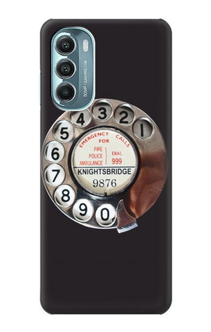 Motorola Moto G Stylus 5G (2022) Hard Case Retro Rotary Phone Dial On