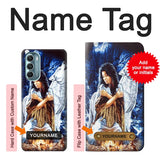 Motorola Moto G Stylus (2021), G Stylus 5G, G Stylus 5G (2022) Hard Case Grim Wolf Indian Girl with custom name
