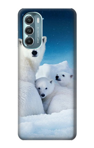 Motorola Moto G Stylus (2021), G Stylus 5G, G Stylus 5G (2022) Hard Case Polar Bear Family Arctic