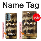 Motorola Moto G Stylus (2021), G Stylus 5G, G Stylus 5G (2022) Hard Case Baby Raccoons with custom name