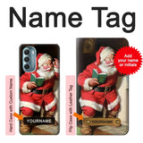 Motorola Moto G Stylus (2021), G Stylus 5G, G Stylus 5G (2022) Hard Case Santa Claus Merry Xmas with custom name