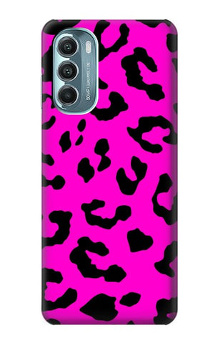 Motorola Moto G Stylus 5G (2022) Hard Case Pink Leopard Pattern