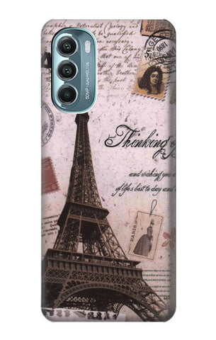 Motorola Moto G Stylus 5G (2022) Hard Case Paris Postcard Eiffel Tower