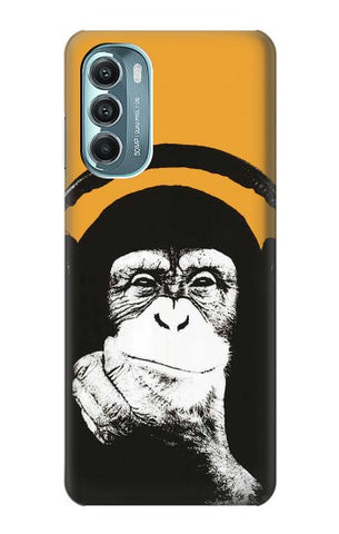 Motorola Moto G Stylus (2021), G Stylus 5G, G Stylus 5G (2022) Hard Case Funny Monkey with Headphone Pop Music