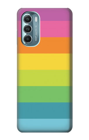 Motorola Moto G Stylus (2021), G Stylus 5G, G Stylus 5G (2022) Hard Case Rainbow Pattern