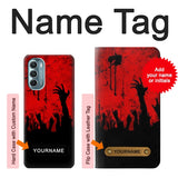 Motorola Moto G Stylus (2021), G Stylus 5G, G Stylus 5G (2022) Hard Case Zombie Hands with custom name