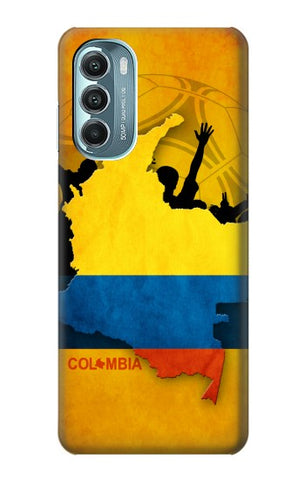Motorola Moto G Stylus 5G (2022) Hard Case Colombia Football Flag