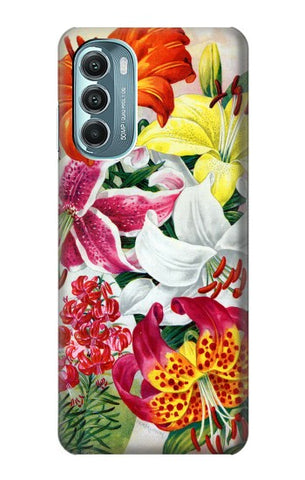 Motorola Moto G Stylus 5G (2022) Hard Case Retro Art Flowers