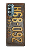 Motorola Moto G Stylus 5G (2022) Hard Case Vintage Car License Plate