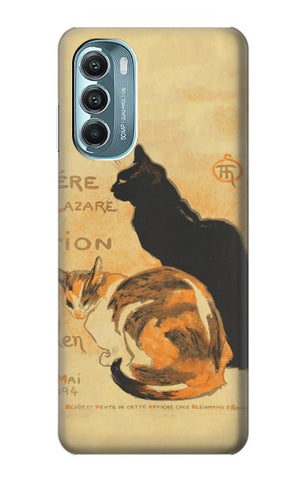 Motorola Moto G Stylus 5G (2022) Hard Case Vintage Cat Poster