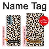 Motorola Moto G Stylus (2021), G Stylus 5G, G Stylus 5G (2022) Hard Case Fashionable Leopard Seamless Pattern with custom name