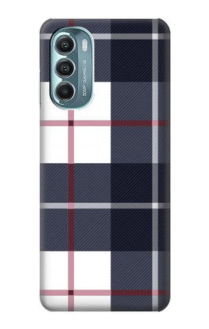 Motorola Moto G Stylus 5G (2022) Hard Case Plaid Fabric Pattern