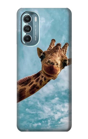 Motorola Moto G Stylus 5G (2022) Hard Case Cute Smile Giraffe