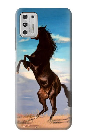 Motorola Moto G Stylus (2021) Hard Case Wild Black Horse