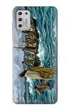Motorola Moto G Stylus (2021) Hard Case Jesus Walk on The Sea