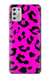 Motorola Moto G Stylus (2021) Hard Case Pink Leopard Pattern