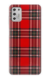 Motorola Moto G Stylus (2021) Hard Case Tartan Red Pattern