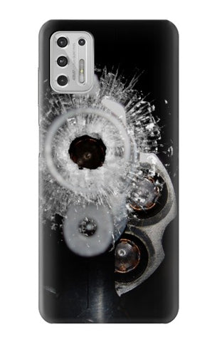 Motorola Moto G Stylus (2021) Hard Case Gun Bullet Hole Glass