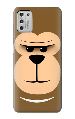 Motorola Moto G Stylus (2021) Hard Case Cute Monkey Cartoon Face
