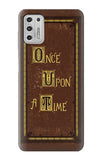 Motorola Moto G Stylus (2021) Hard Case Once Upon a Time Book Cover