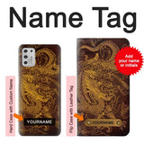 Motorola Moto G Stylus (2021) Hard Case Chinese Dragon with custom name