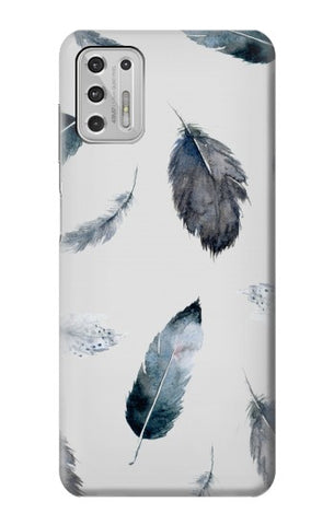 Motorola Moto G Stylus (2021) Hard Case Feather Paint Pattern