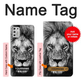 Motorola Moto G Stylus (2021) Hard Case Lion Face with custom name