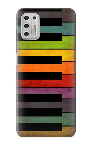 Motorola Moto G Stylus (2021) Hard Case Colorful Piano