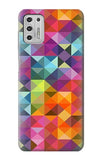 Motorola Moto G Stylus (2021) Hard Case Abstract Diamond Pattern