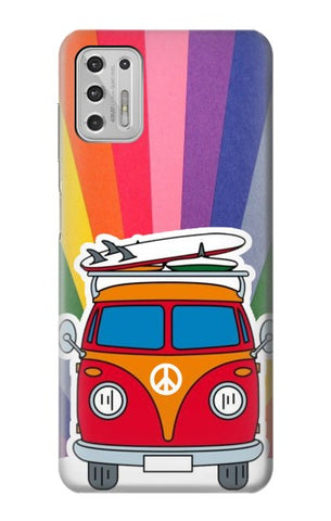 Motorola Moto G Stylus (2021) Hard Case Hippie Van