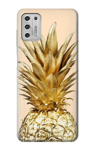 Motorola Moto G Stylus (2021) Hard Case Gold Pineapple