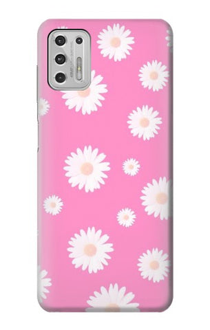 Motorola Moto G Stylus (2021) Hard Case Pink Floral Pattern