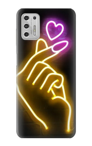 Motorola Moto G Stylus (2021) Hard Case Cute Mini Heart Neon Graphic