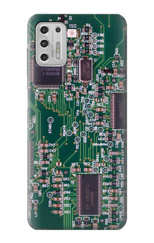Motorola Moto G Stylus (2021) Hard Case Electronics Circuit Board Graphic