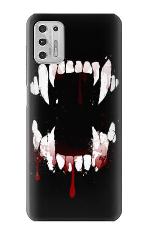 Motorola Moto G Stylus (2021) Hard Case Vampire Teeth Bloodstain