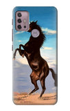 Motorola Moto G30 Hard Case Wild Black Horse